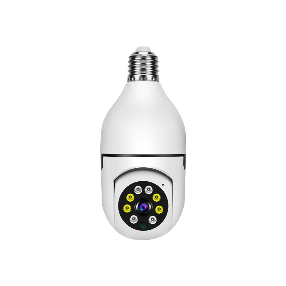 The E27 Home Light Bulb Camera WiFi Wireless Security Camera 360 Degree Pan/Tilt View Night Vision Surveillance Cam