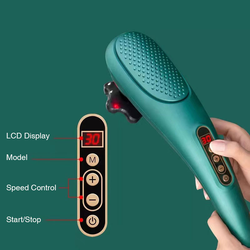 Electric Deep Tissue Percussion Cordless Handheld Back Massager For Muscles Foot Shoulder Leg Calf Neck Back Massager