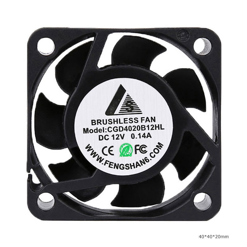 4020 4CM Dc Brushless Fan 40*40*20mm 5v 12v 24v 2-Pin Ball Bearing Axial Flow Cooling Fan