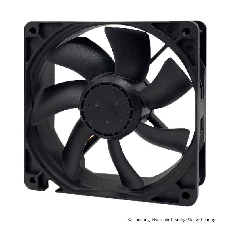 High quality cooler fan 12025 120*120*25MM 120mm DC brushless Cooling Fan 120mm 12V Fan