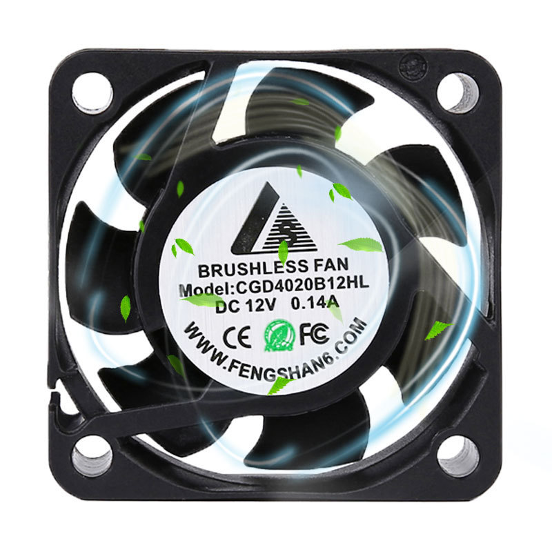 4020 4CM Dc Brushless Fan 40*40*20mm 5v 12v 24v 2-Pin Ball Bearing Axial Flow Cooling Fan