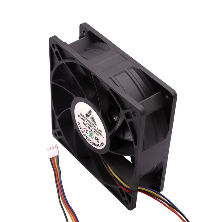 120mm 12V 24V Computer Fan 4 Pin 4 Wire Square PWM DC Brushless Computer Cooler Case Fan