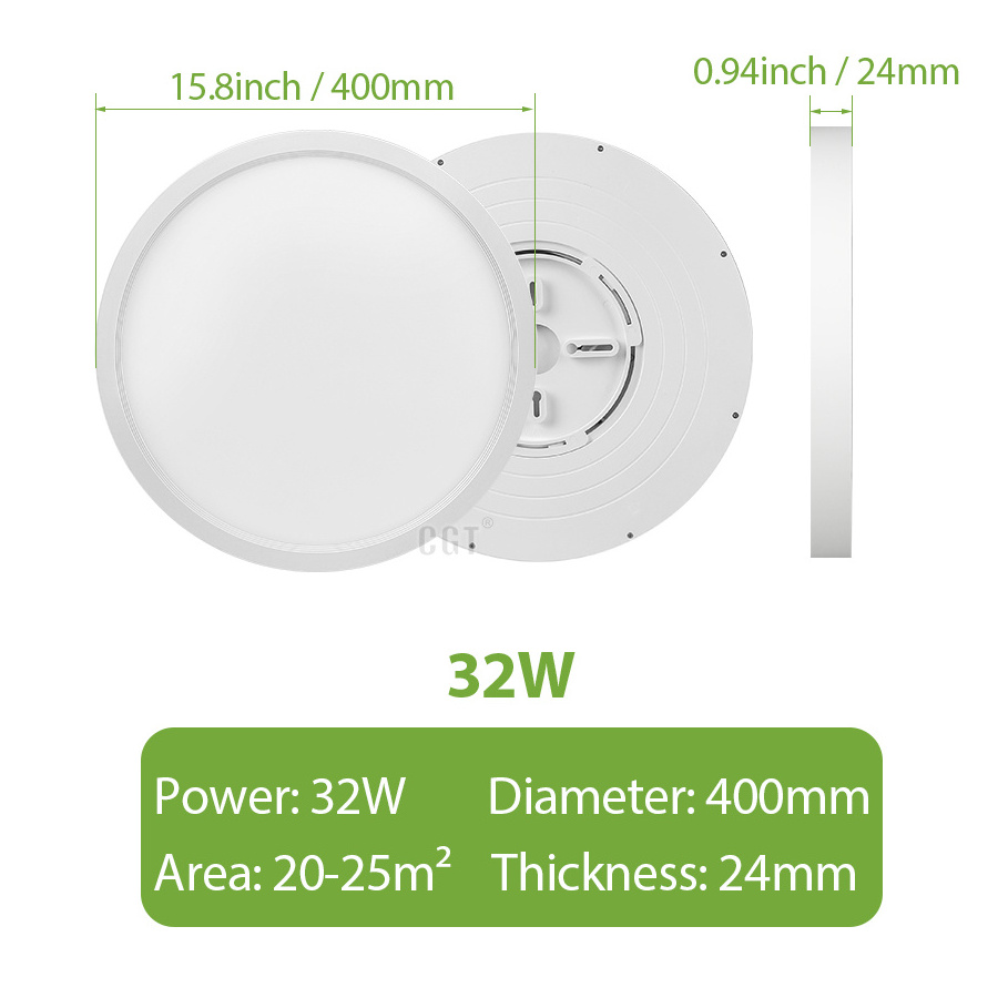 Smart LED Flush Mount Ceiling Light Fixture for Bathroom Porch Kitchen Bedroom Living Room Hallway