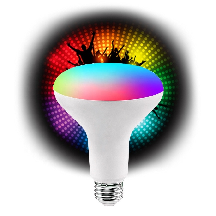 9W LED Multi Color BR30 Bulb Dimmable Manufacture WIFI Wireless Control Smart LED Bulb