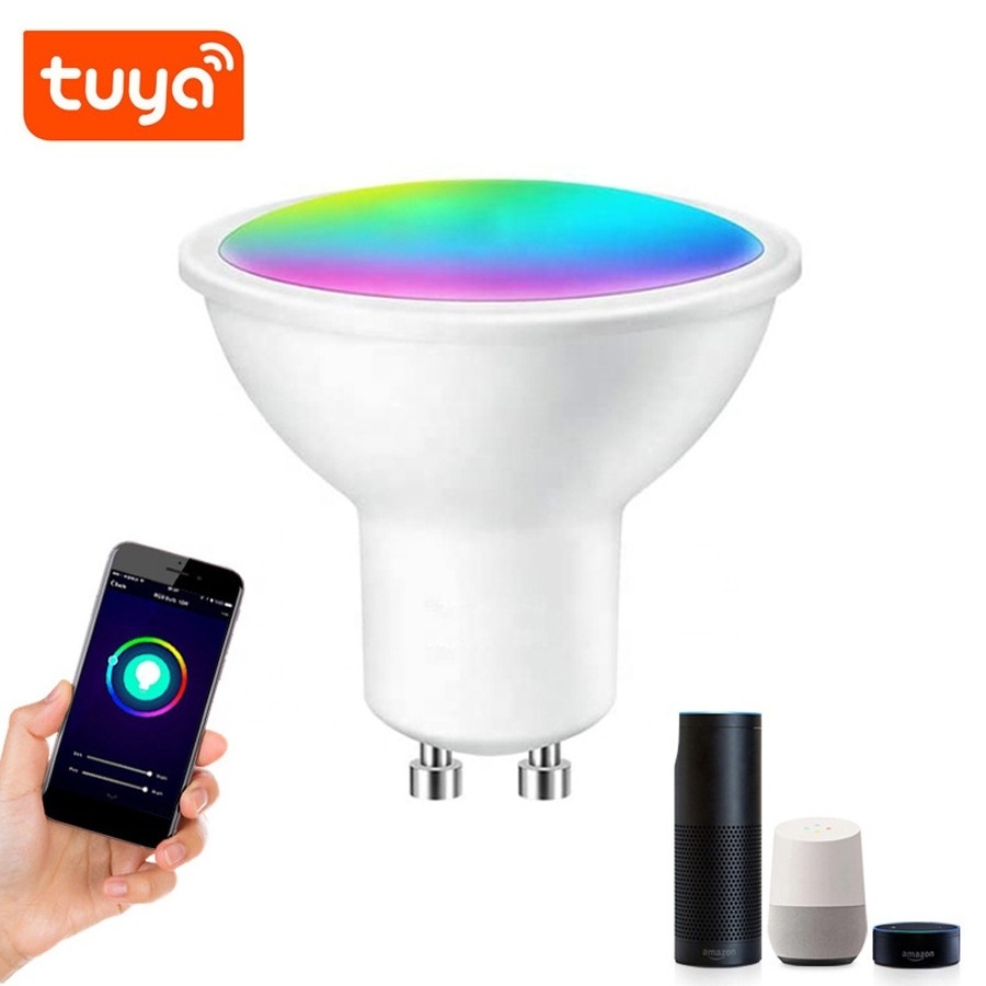 GU10 5W Zigbee Connection App Control Google Home Alexa Tuya Homekit Decorative Smart LED Bulbs