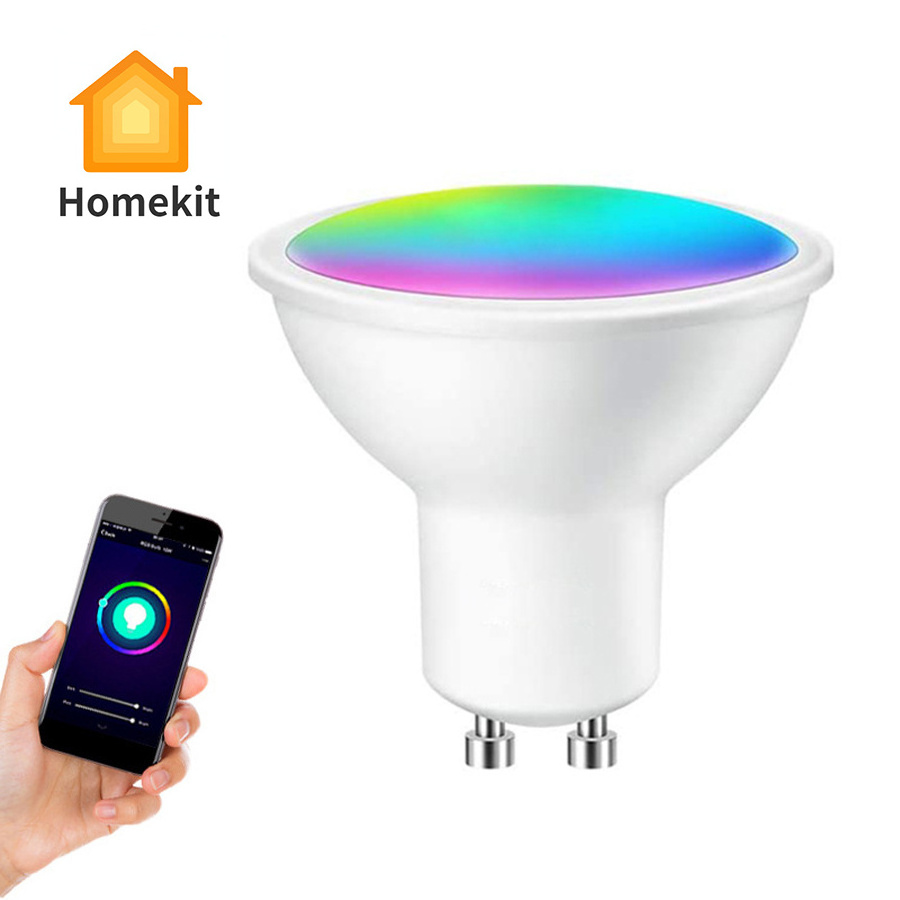 GU10 5W Zigbee Connection App Control Google Home Alexa Tuya Homekit Decorative Smart LED Bulbs