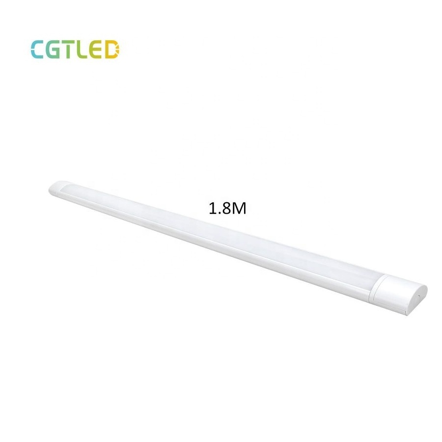 Wholesale School Office Batten lamp 20w 40w 60w 72w Ceiling Triproof Led Linear Batten Light Fixture