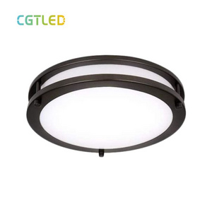 Flush Mount LED Ceiling Light 10 12 16 Inch 15 18 24W  Double Ring LED Lighting ETL/FCC