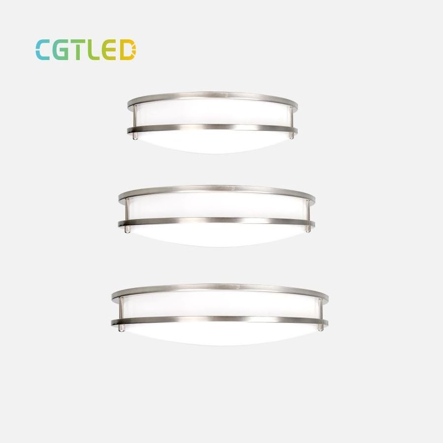 ETL CCT Selectable Double Ring 15W 18W 24W 30W Flush Mount Round LED Ceiling Light