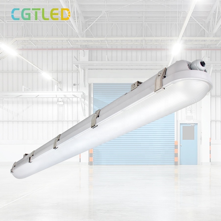 CGT Indoor Outdoor Lighting 80mm Width Led Shop Light Waterproof Led Triproof Light Fixture Factory