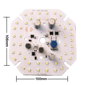 Hot Sale Aluminum Pcb Board 50W 80W  100W 150W High Power Lighting Led Lights Dob Source Board