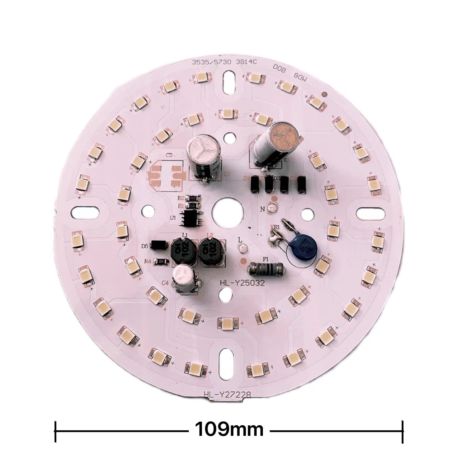 Hot Sale Aluminum Pcb Board 50W 80W  100W 150W High Power Lighting Led Lights Dob Source Board