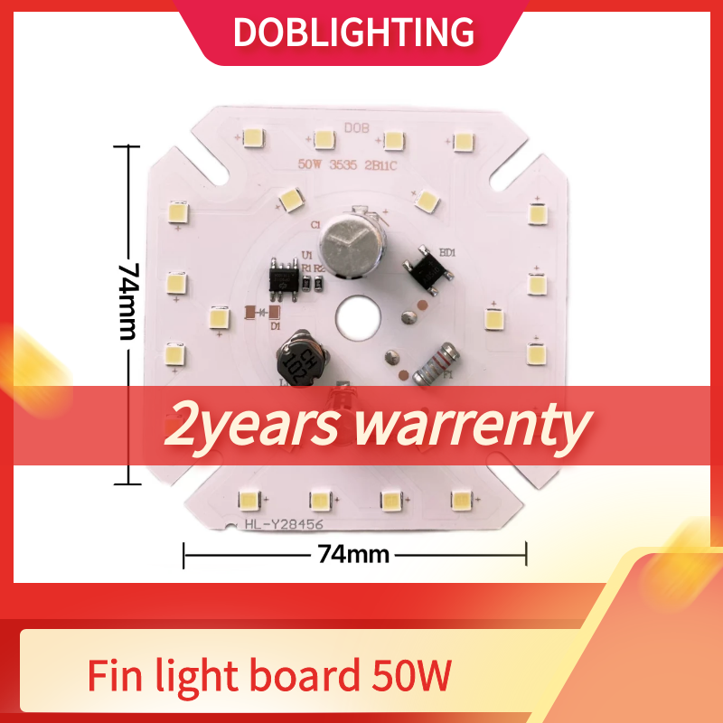 Hot Sale Aluminum Pcb Board 50W 80W  100W 150W High Power Lighting Led Lights Dob Source Board