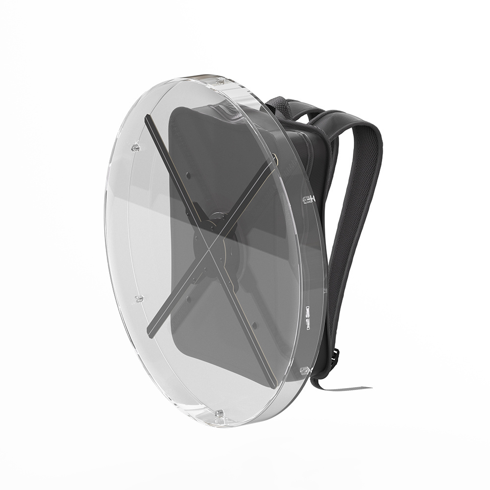 3d hologram fan 52cm holographic display mobile backpack 3d fan hologram