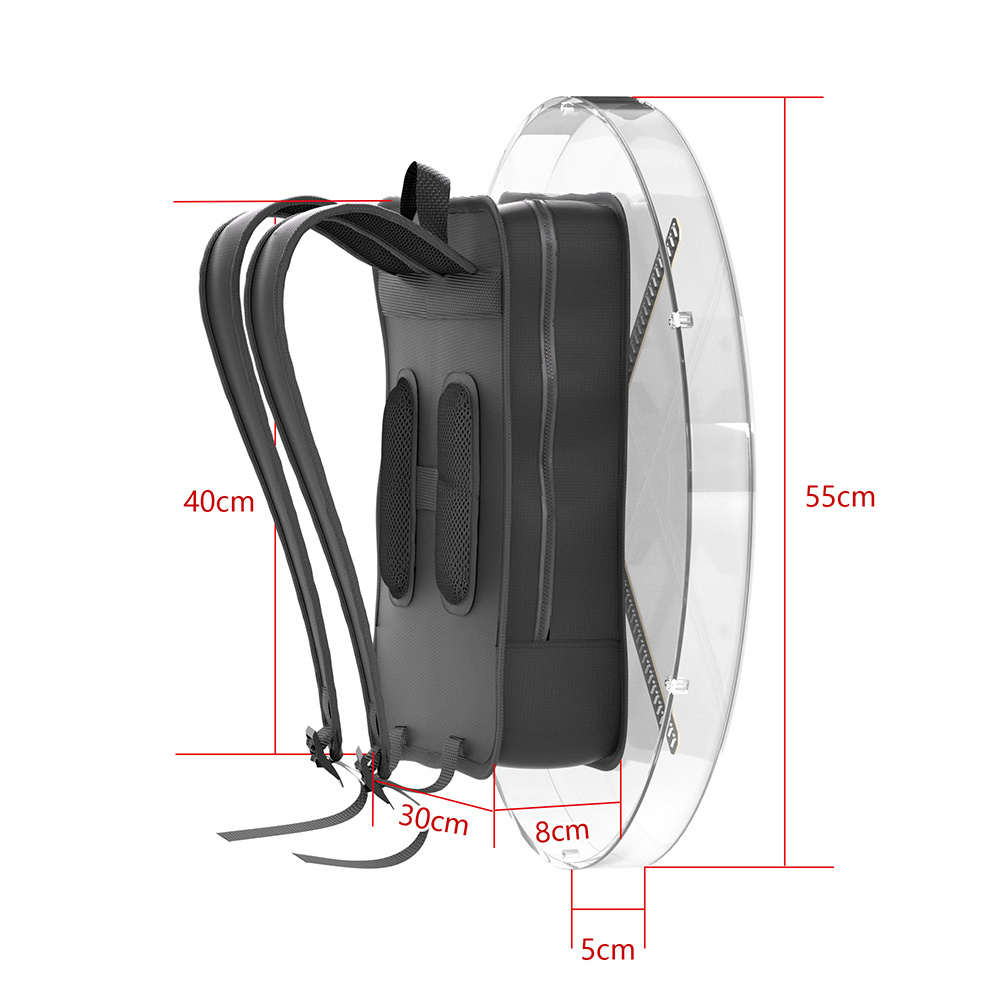 3d hologram fan 52cm holographic display mobile backpack 3d fan hologram