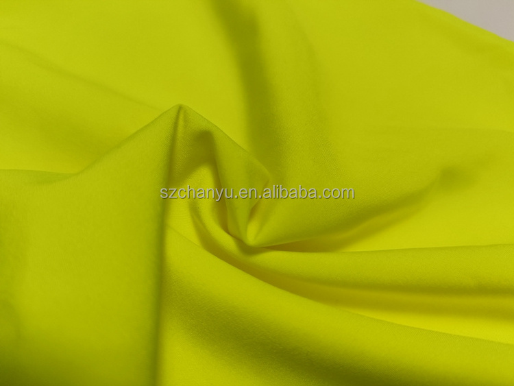 89% Polyester 11%spandex Woven Fabric  4 Way Spandex Poplin Fabric