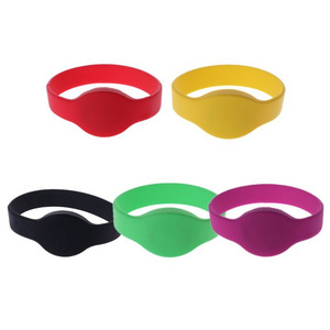 125Khz RFID EM4100 Read only Bracelets Input Access Control Wristband Waterproof RFID Bracelet Silicone TK4100 Wristbands