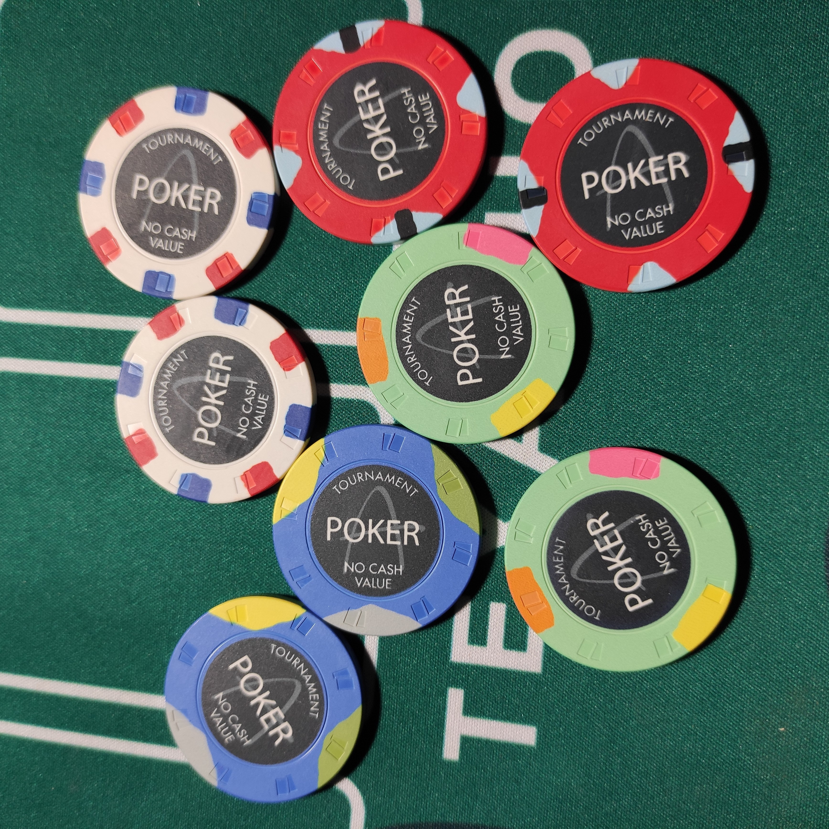 wholesale 10G   ceramic poker chips without numbers options