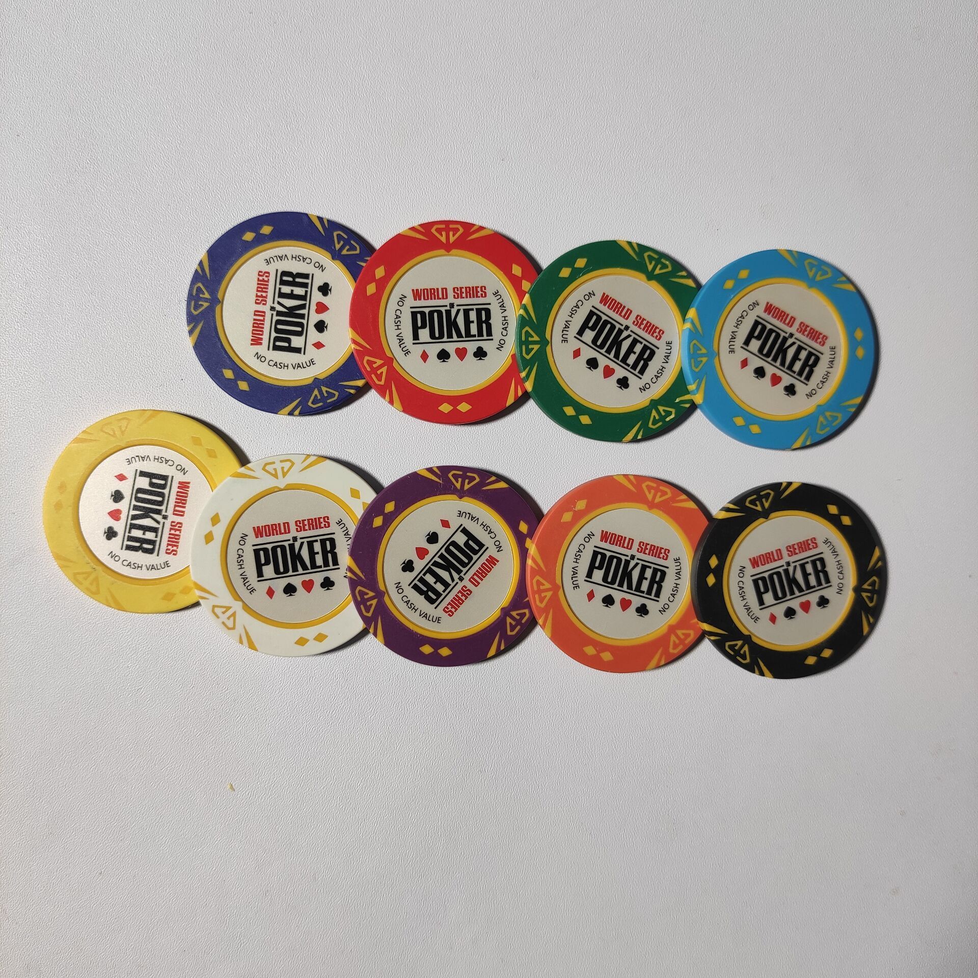 2020 Hot sale  40MM  13.5G  clay poker chips