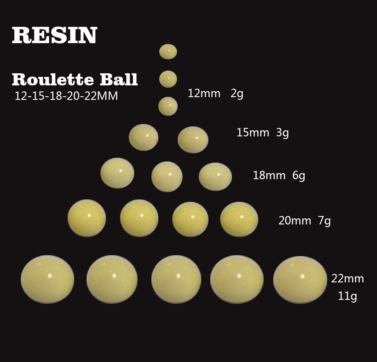 MINI Roulette ball for roulette table