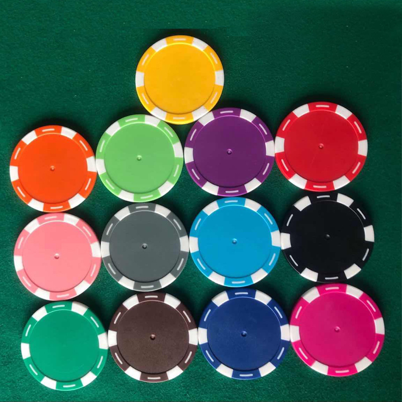 ABS 11.5g 40mm two-tone  blank  poker jeton chips wholesale