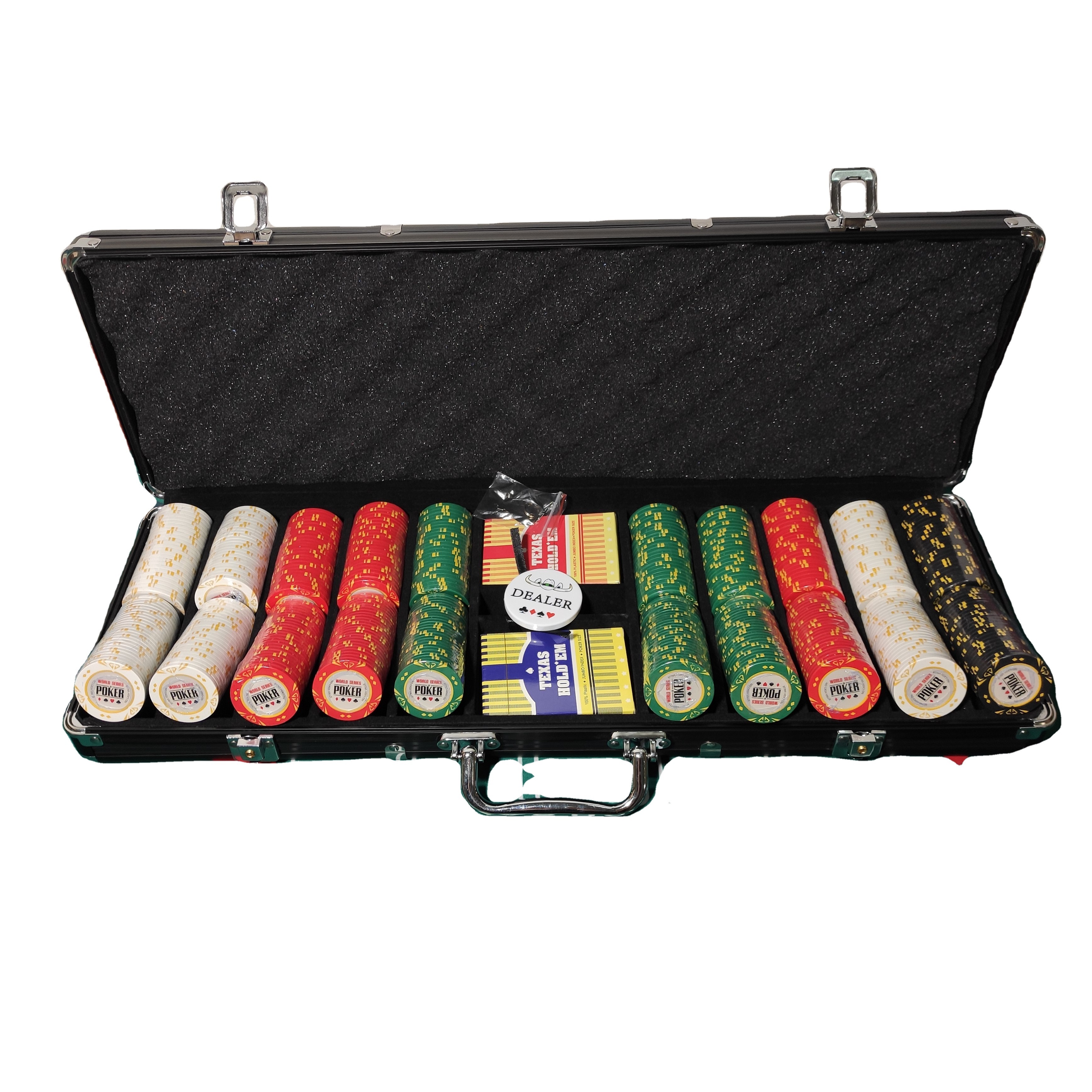 Poker set 500 with 14g  crown poker chips