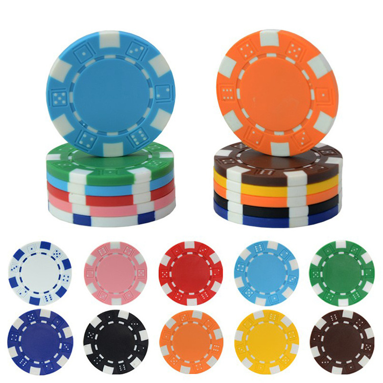 Classical Dice poker chips jetons with UV printing