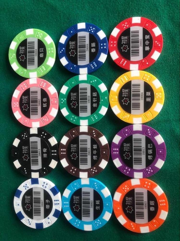 Classical Dice poker chips jetons with UV printing