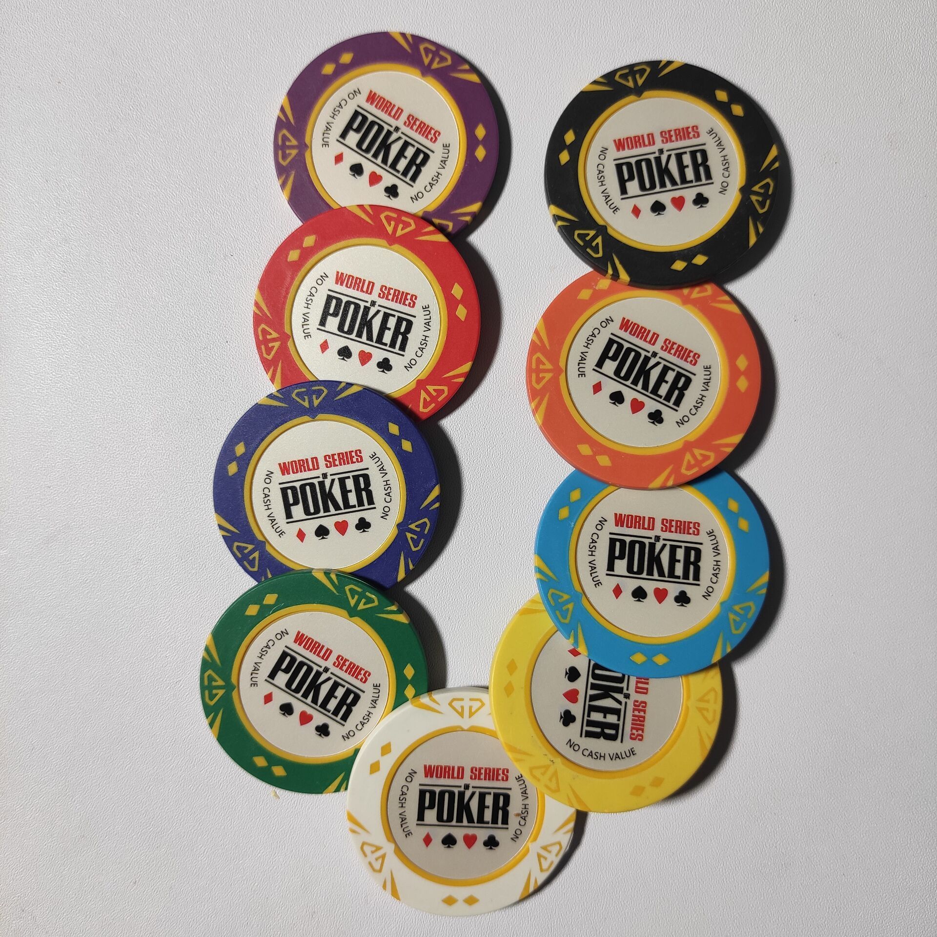 2020 Hot sale  40MM  13.5G  clay poker chips