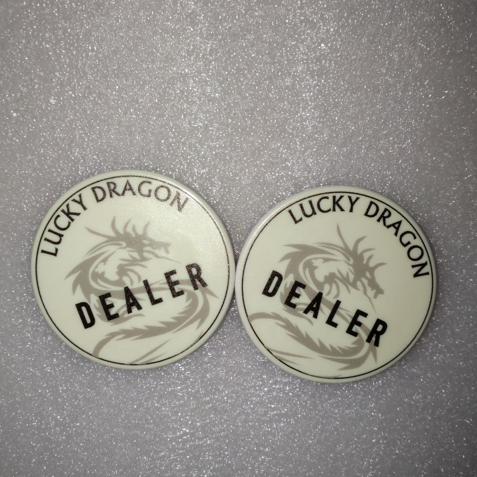 Custom 50mm plastic token digit print with your full color design