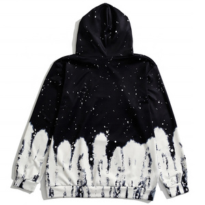 Streetwear Drawstring Plain Embroidery Custom Long Sleeve In Bulk Cute Split Colorblock Prints Cut And Sew Hoodie