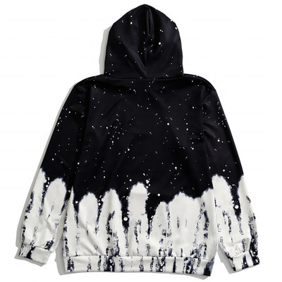 Streetwear Drawstring Plain Embroidery Custom Long Sleeve In Bulk Cute Split Colorblock Prints Cut And Sew Hoodie