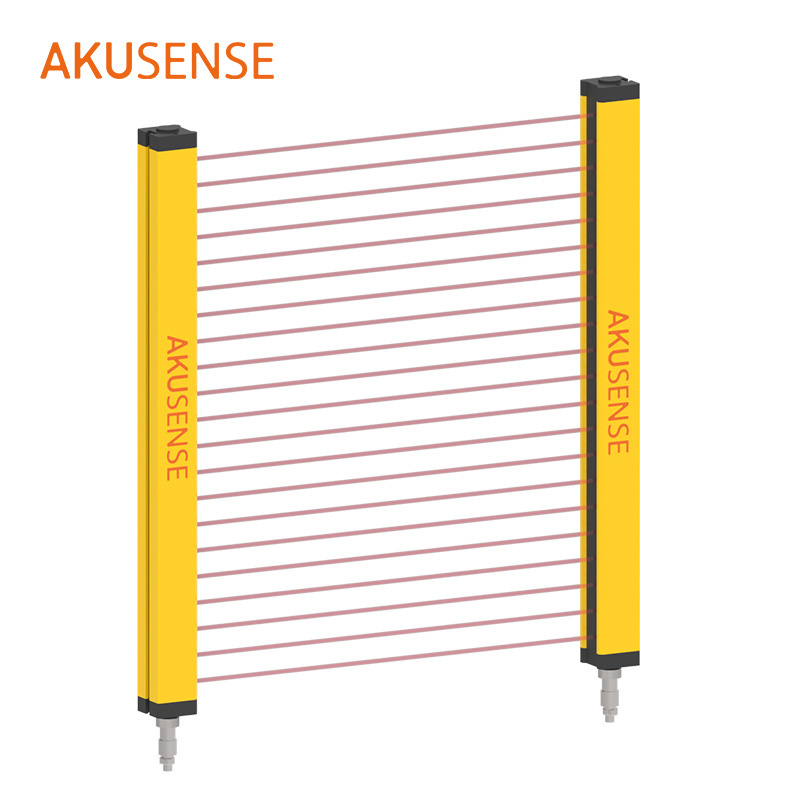 AkuSense 30*30 NPN/PNP synchronous infrared LED beam sensor safety 24v automatic light sensor barrier sensor