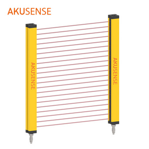 AkuSense 30*30 NPN/PNP synchronous infrared LED beam sensor safety 24v automatic light sensor barrier sensor