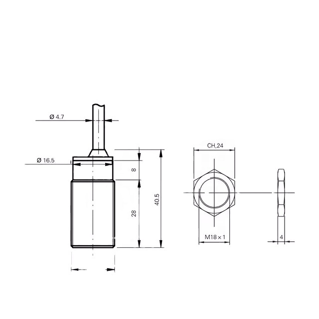 Akusense MJD18 Automatic Sensor XYZ Three Axis Measuring Tilt Vibration Sensor Industrial Vibration Measurement Sensor