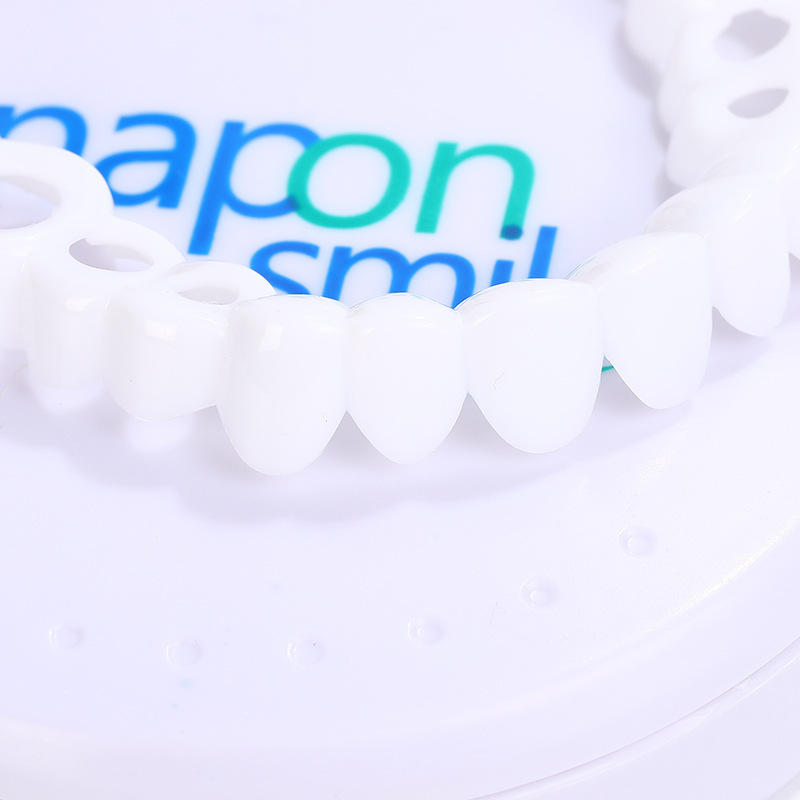 New smile customized label Upper lower False teeth cover white instant smile for other teeth whitening accessories