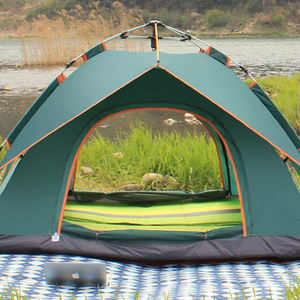 The New Camping Tent 6 People Double Camping Layer Folding Bed Tent Camping Tent Outdoor