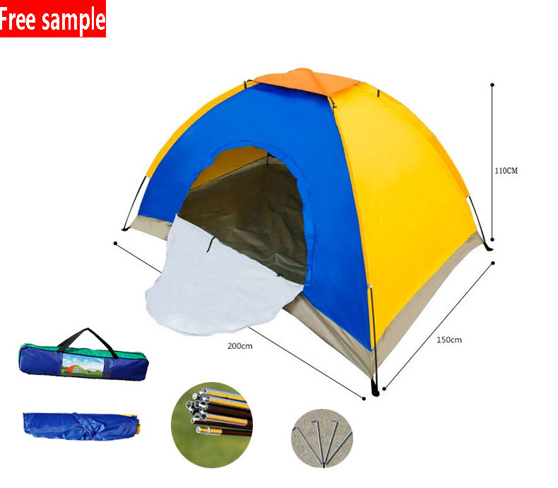 Outdoor Tent 2-3 Persons Full-automatic Double Beach Camping Simple Multi-person Rainproof Camping Tent