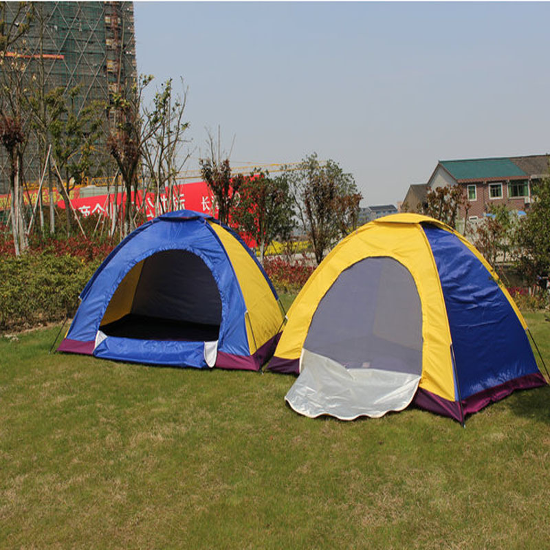 Outdoor Tent 2-3 Persons Full-automatic Double Beach Camping Simple Multi-person Rainproof Camping Tent