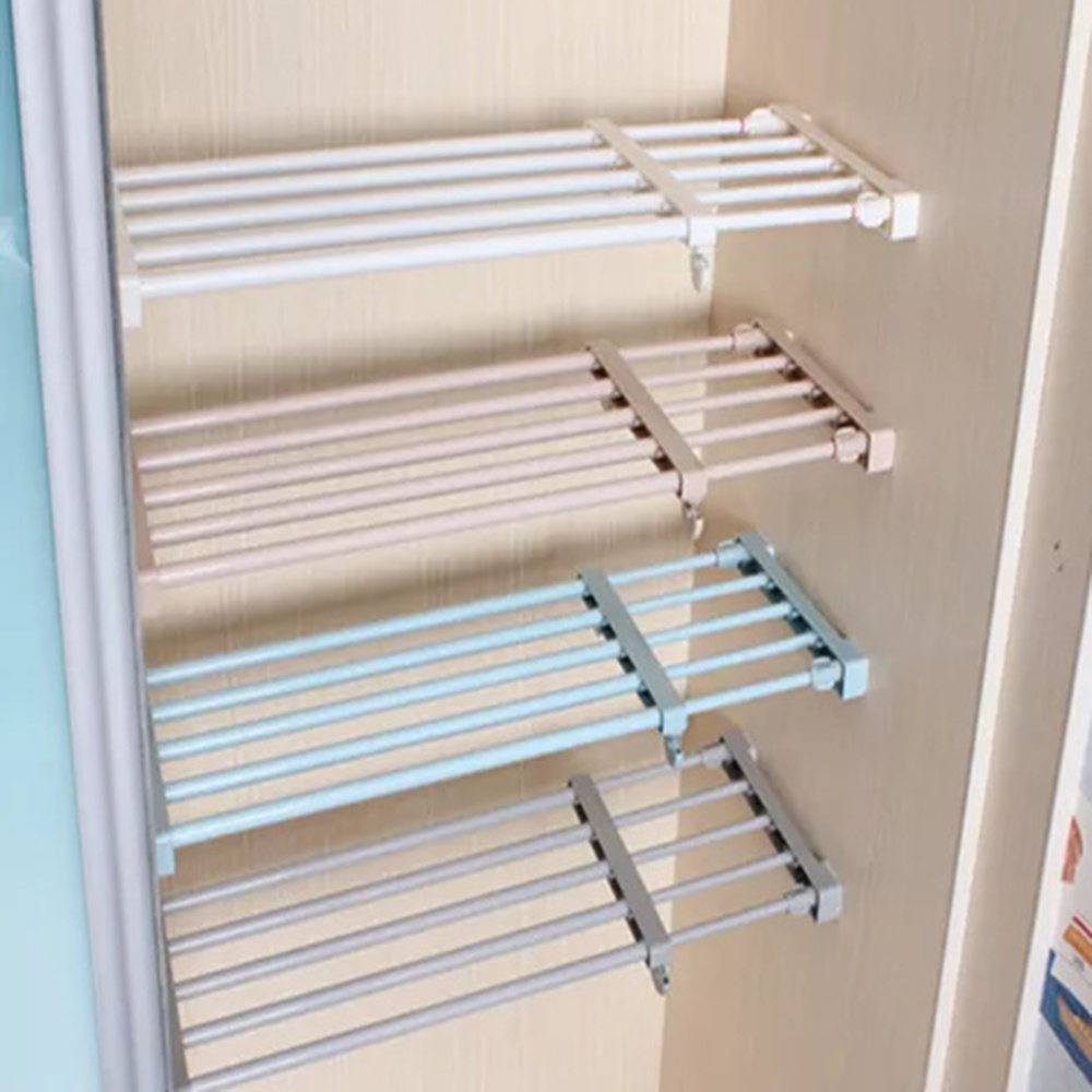 storage rack for war4 shelf pole caddy expandable closet toilet tension shelf fabric pop up display shelf rod expandable metal