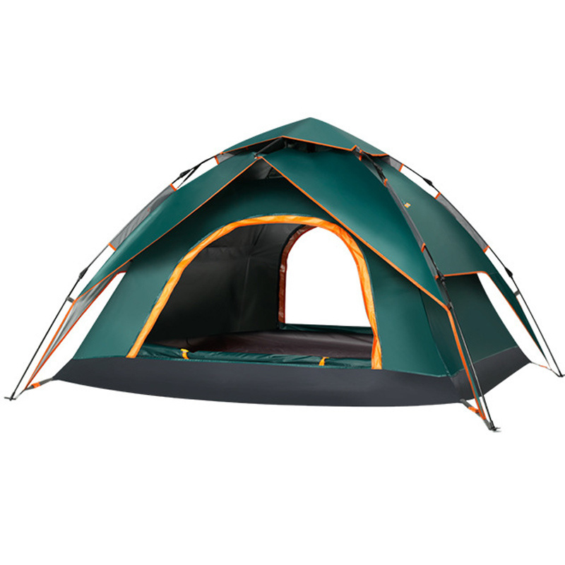 The New Camping Tent 6 People Double Camping Layer Folding Bed Tent Camping Tent Outdoor