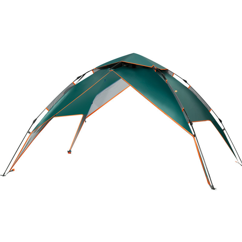 The New Camping Tent 6 People Double Camping Layer Folding Bed Tent Camping Tent Outdoor