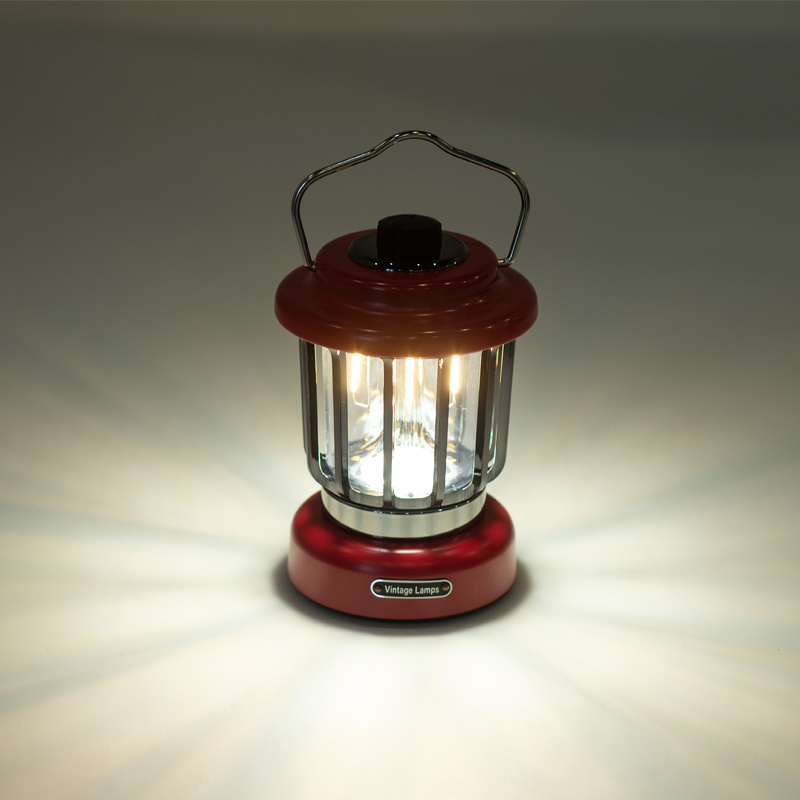 Hanging Outdoor Camping Light Portable LED Camping Lantern Red/Black/White/Army Green