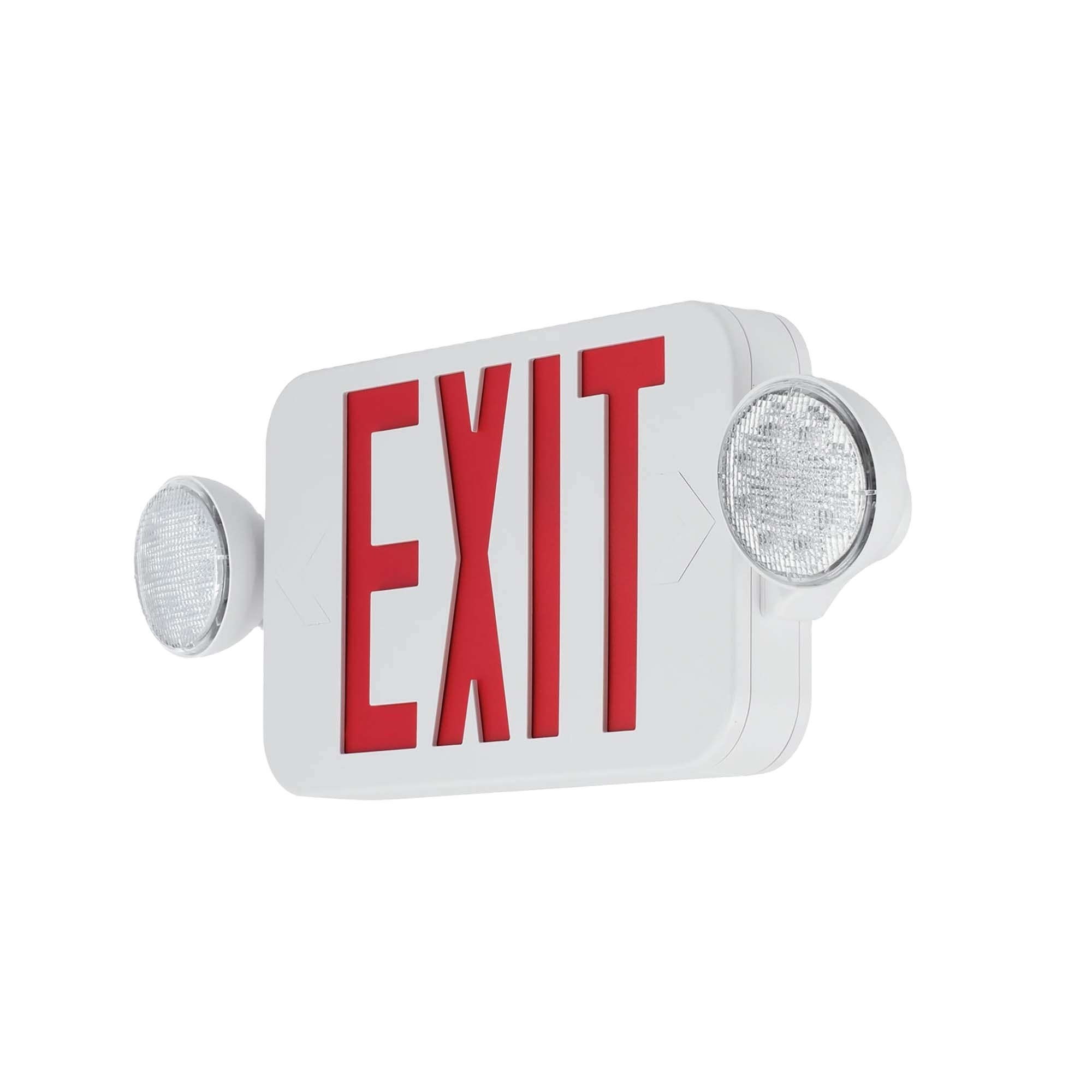 USA Standard Rechargeable Emergency Exit Sign Led Combo Light With Battery Backup