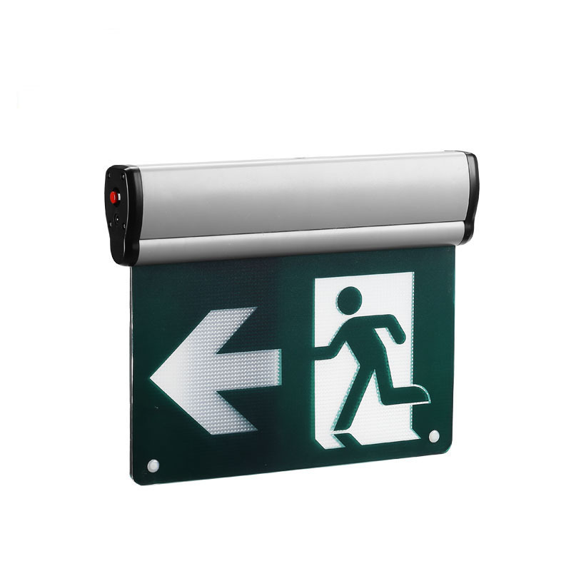 Hot selling Double Sided LED Fire Acrylic Emergency Exit Sign Led Light For Hospital/home/ Buildings