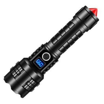 Multifunctional Self Defensive Rechargeable Powered Led Tactical Flashlight Bat With Hammer Torch Light Alarm