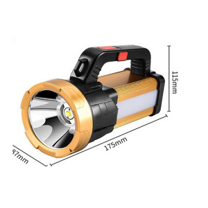 High Quality Rechargeable Powerful Handheld Lamp Search Emergency Light Flashlight For Hiking