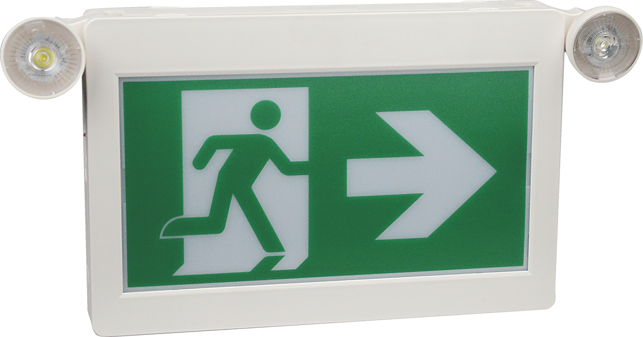 Canada Running Man LED Emergency Light Exit Sign Light Combo