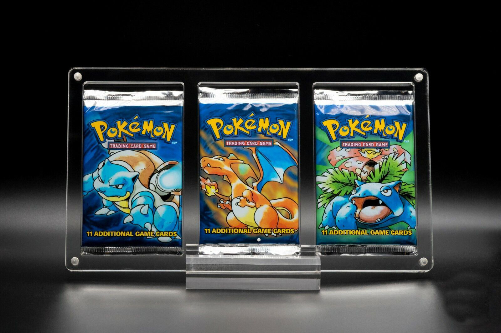 Pokemon TCG Card Pack Acrylic Magnetic Case Showcase Booster Box Display Case acrylic display for pokemon cards