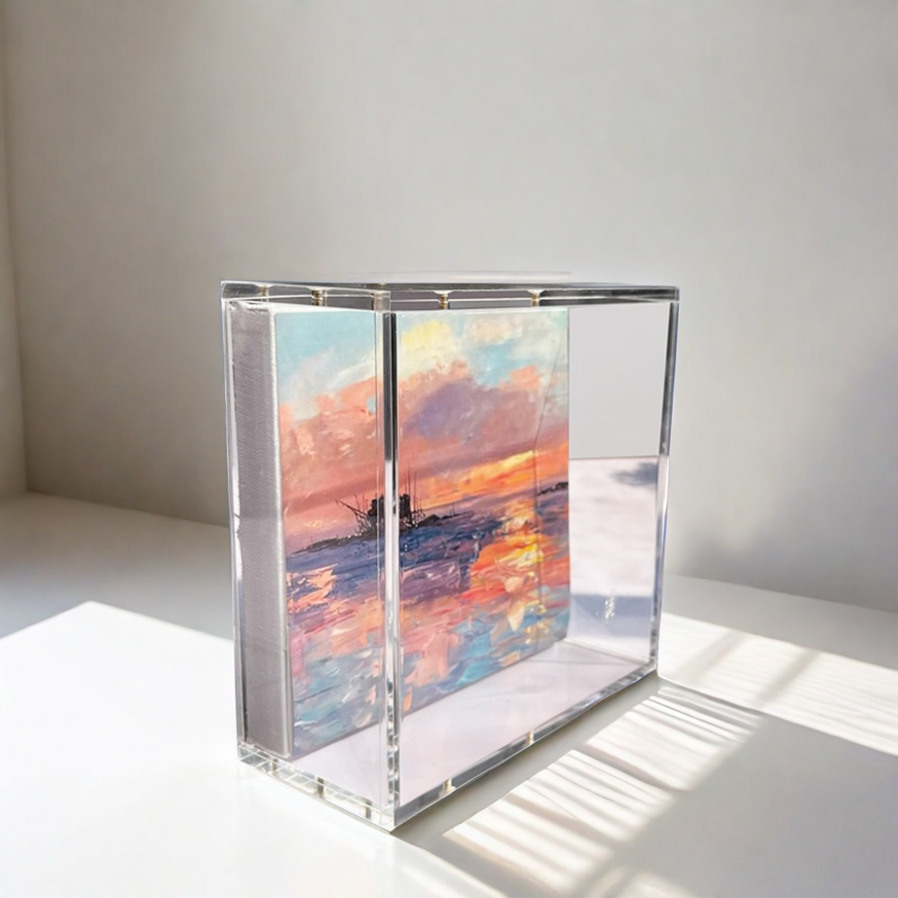 Wholesale Wall Art Decor Large Acrylic Lucite Shadow Box Frame Clear Floating Shadowbox